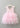 2Bunnies Flower Girl Dress Peony Lace Back A-Line Sleeveless Tiered Tulle Short (No Applique All Pink) - 2BUNNIES