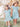2Bunnies Girl Lace Dress Sunflower Pom Pom Trim (Mint) - 2BUNNIES