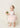 2Bunnies Flower Girl Dress Peony Lace Back A-Line Bell Sleeve Tiered Tulle Short (Pink) - 2BUNNIES