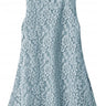Boho Lace Girl Dress in Dusty Blue - 2BUNNIES