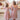 2Bunnies Flower Girl Dress Paisley Lace Back A-Line Flutter Sleeve Straight All Lace Knee (Dusty Pink) - 2BUNNIES