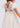 2Bunnies Flower Girl Dress Paisley Lace Back A-Line Flutter Sleeve Straight All Lace Knee (Ivory) - 2BUNNIES