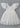 2Bunnies Flower Girl Dress Paisley Lace Back A-Line Flutter Sleeve Straight All Lace Knee (White) - 2BUNNIES