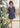 Girls' Boho Floral Lace Scalloped Hem Dress in Dark Gray