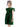 Sunflower Lace Pom Pom Trim Girl Dress in Green - 2BUNNIES