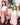 2Bunnies Flower Girl 1 Piece Dress Set Scallop Lace Short Sleeve Maxi Straight (Pink) - 2BUNNIES