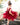 2Bunnies Girl Silk Bow Lace Tiered Dress (Wine) - 2BUNNIES