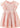 2Bunnies Girl Lace Dress Sunflower Pom Pom Trim (Rose Pink) - 2BUNNIES