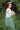 2Bunnies Flower Girl Dress 2 Piece Set Scallop Lace Long Sleeve Straight Tutu Maxi (Sage) - 2BUNNIES