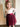 2Bunnies Flower Girl Dress Rose Lace Back A-Line Long Sleeve Straight Tulle Knee (Burgundy) - 2BUNNIES