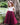2Bunnies Flower Girl Dress Rose Lace Back A-Line Sleeveless Straight Tulle Maxi (Burgundy) - 2BUNNIES