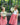 2Bunnies Flower Girl Dress Rose Lace Back A-Line Sleeveless Straight Tulle Maxi (Dusty Pink) - 2BUNNIES