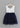 2Bunnies Flower Girl Dress Peony Lace Back A-Line Sleeveless Tiered Tulle Short (Navy Blue) - 2BUNNIES