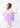 2Bunnies Flower Girl Dress Peony Lace Back A-Line Sleeveless Tiered Tulle Short (Purple) - 2BUNNIES