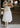 Rose Lace Flower Girl Dress in White