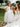 2Bunnies Flower Girl Dress 2 Piece Set Scallop Lace Long Sleeve Straight Tutu Maxi (White) - 2BUNNIES