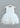 2Bunnies Girl Silk Bow Lace Tiered Dress (White) - 2BUNNIES